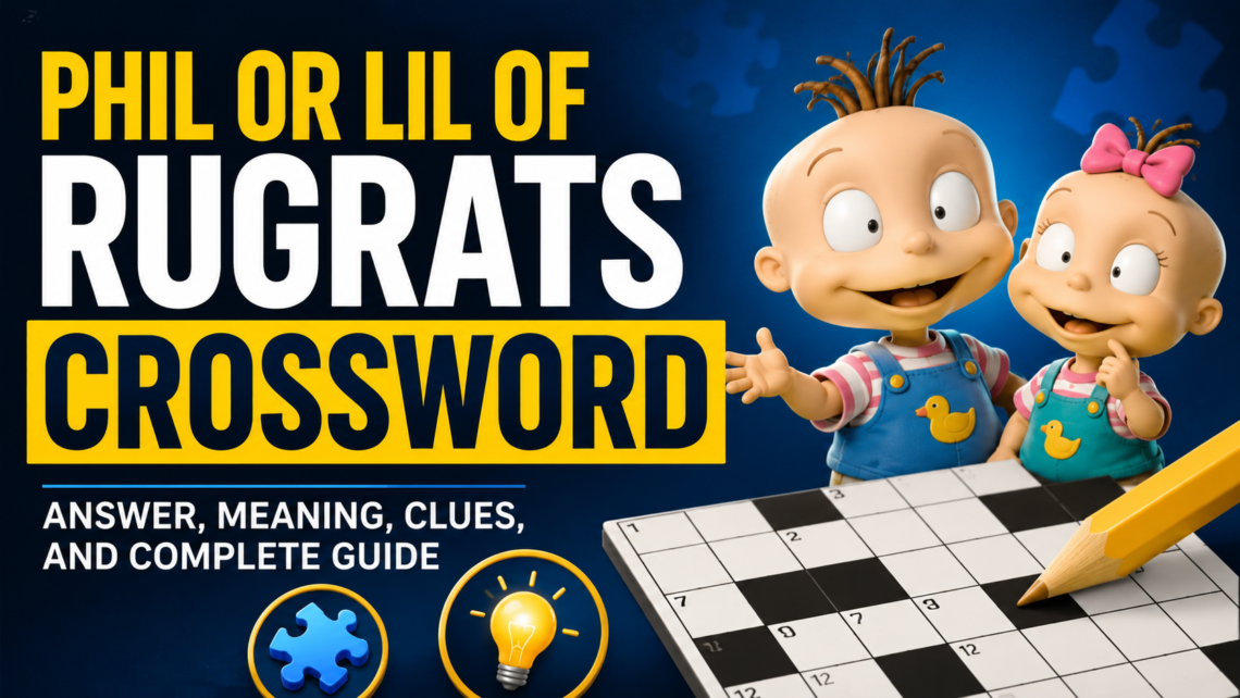 phil or lil of rugrats crossword